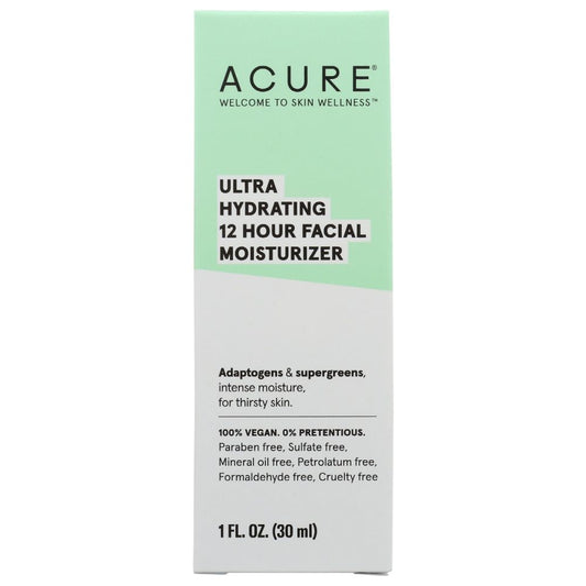 ACURE: Ultra Hydrating 12 Hour Facial Moisturizer, 1 fo