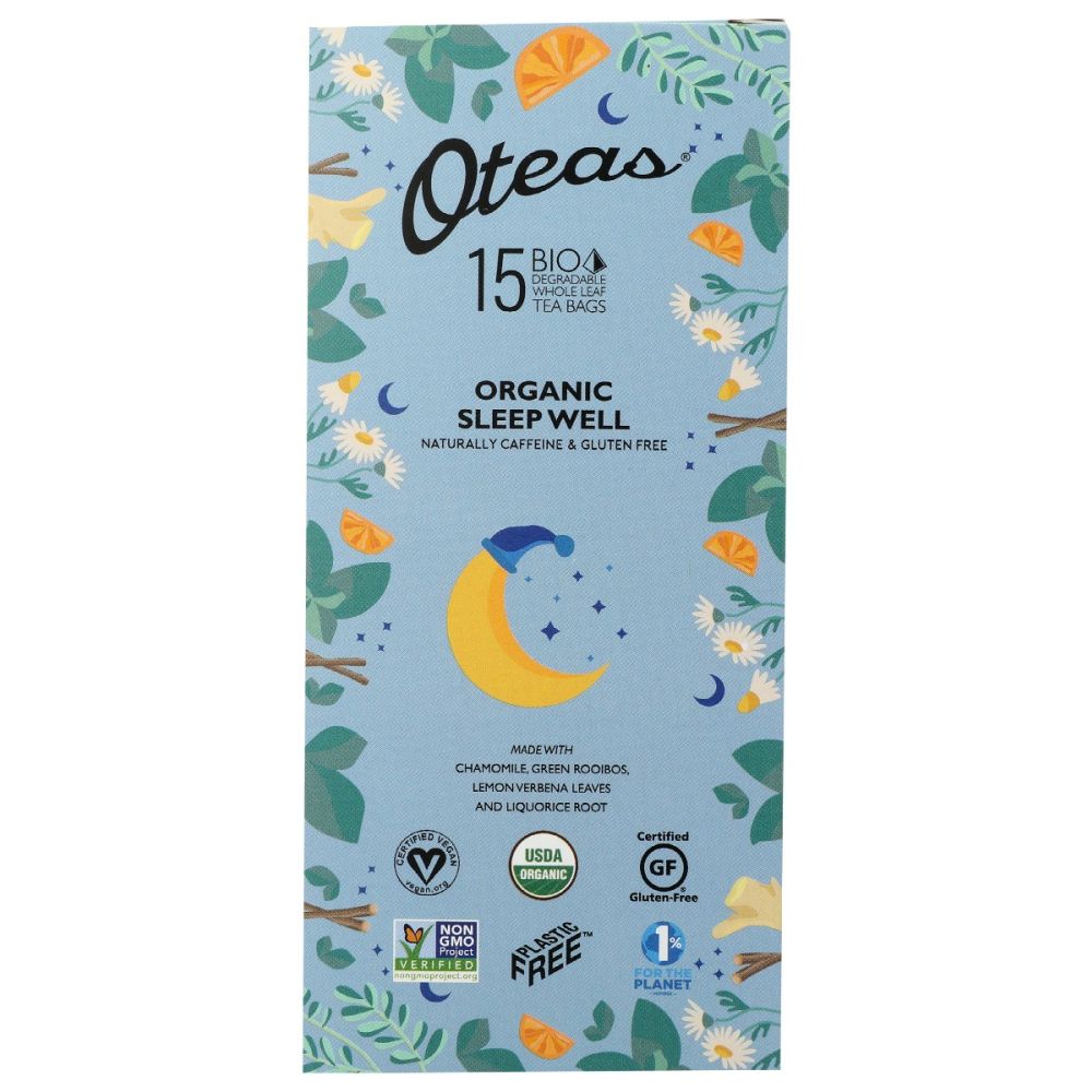 OTEAS: Tea Sleep Well Biodegradable Whole Leaf Tea Bags, 6 bx